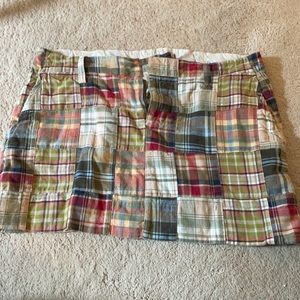 American eagle patchwork mini skirt size 6